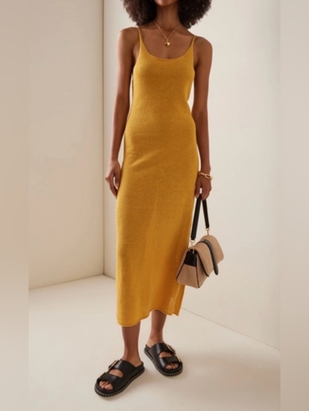 NWT ONIA Linen Midi Dress